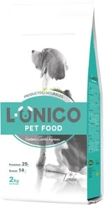 Сухой корм L'Unico Lamb с ягненком для взрослых собак всех пород 2 кг