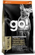 Сухий корм для собак з качкою Гоу! GO! Sensitivites Limited Ingredient Duck Dog Formula 1,6 кг