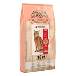 Полнорационный сухой корм для взрослых котов Home Food Здоровая кожа и блеск шерсти с индейкой и лососем 10 кг