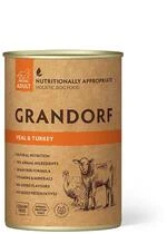 Влажный корм для взрослых собак Grandorf Dog - Veal &amp; Turkey - Adult, с телятиной и индейкой, 400 г (5407007852178)