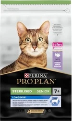 Сухой корм для стерилизованных кошек Purina Pro Plan Sterilised Senior 7+ с индейкой 10 кг