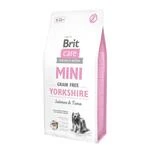 Сухой беззерновой гипоаллергенный корм для собак мелких пород Brit Care Mini Yorkshire с лососем и тунцом 2 кг