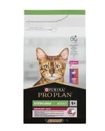 Сухой полнорационный корм для стерилизованных кошек и кастрированных котов Purina Pro Plan Sterilised 1+ с уткой и печенью 1.5 кг