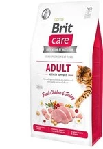 Сухой беззерновой корм для активных взрослых кошек всех пород Brit Care Cat GF Adult Activity Support с курицей 7 кг