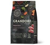 Сухой корм для взрослых кошек  Grandorf FRESH DUCK &amp; SWEET POTATO ADULT CAT утка с бататом, 400 г