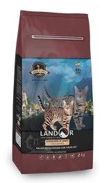 Сухий корм Landor (Ландор) для стерилізованих котів з надмірною вагою качка рис 10кг