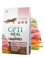 Сухой беззерновой корм Optimeal для взрослых кошек с индейкой и овощами 4 кг (НФ-00001056)