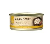 Влажный корм для кошек Grandorf CHICKEN FILLET &amp; DUCK FILLET куриная грудка с утиным филе, 70 г
