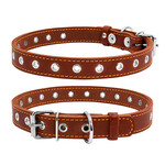 Нашийник "CoLLaR" безрозмірний (ширина 20мм, довжина 50см), коричневий