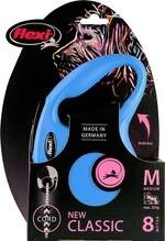 Поводок-рулетка Flexi New Classic трос M 8 м Синий