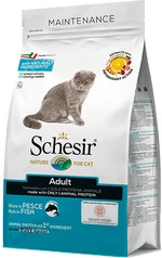 Сухий монопротеїновий корм для дорослих котів Schesir Cat Adult Fish з рибою 3 кг (2 шт по 1,5 кг)