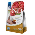 Фармина сухой корм для кошек N&amp;D QUINOA SKIN&amp;COAT ADULT при пищевой аллергии с перепелом, кокосом и куркумой, 300 г