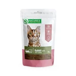 Лакомство для кошек, снеки из кролика с чиа, Nature's Protection snack for cats with rabbit and chia seeds, 75г