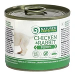 Влажный корм для щенков всех пород с курятиной и крольчатиной Nature's Protection Puppy chicken &amp; rabbit 200г