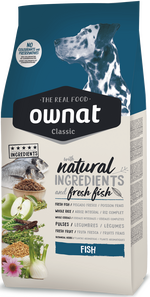 Сухой корм для взрослых собак с рыбой Ownat Classic Fish (Dog) 20 кг