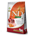 Фармина сухой корм для собак N&amp;D GRAIN FREE PUMPKIN CHICKEN &amp; POMEGRANATE ADULT MINI с курицей, тыквой и гранатом, 2,5 кг