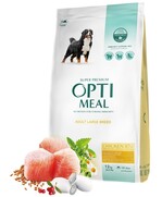 Сухой корм Optimeal для собак крупных пород со вкусом курицы 12 кг