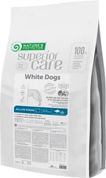 Сухой корм Nature's Protection с белой рыбой для собак всех размеров и стадий жизни с белой шерстью 10 кг
