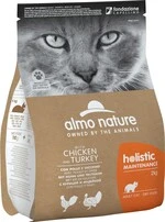 Сухой корм Almo Nature Holistic Cat для взрослых кошек с курицей и индейкой 2 кг