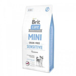 Сухой беззерновой гипоаллергенный корм для собак мелких пород Brit Care Mini Sensitive Venison с олениной 2 кг