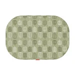 Ліжко для собак WAUDOG Relax, малюнок "Зелені листя", зі змінним чохлом, М, Ш 80см, Дл 55 см