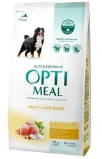 Сухой корм Optimeal для собак крупных пород со вкусом курицы 1,5 кг