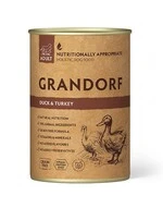 Влажный корм для взрослых собак Grandorf DUCK &amp; TURKEY с уткой и индейкой, 400 г