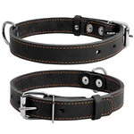 Ошейник "CoLLaR" одинарный (ширина 35мм, длина 48-63см), черный