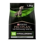 Сухой полнорационный диетический корм для щенков и взрослых собак Purina Pro Plan Veterinary Diets HA 1.3 кг