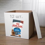 ПАК.Влажный корм Royal Canin WET LIGHT WEIGHT CIG (Соус) для взрослых кошек, профилактика лишнего веса 12 шт по 85 г