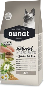 Сухой корм для взрослых кошек, склонных к набору веса Ownat Classic Light (Cat) 1,5 кг