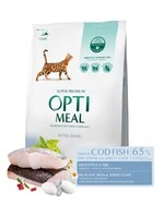 Сухой корм для взрослых кошек Optimeal со вкусом трески 4 кг
