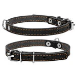 Ошейник "CoLLaR" одинарный (ширина 14мм, длина 27-35см), черный