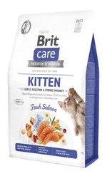Сухой корм Brit Care Cat GF Kitten Gentle Digestion Strong Immunity Сухой корм с лососем для котят 2 кг