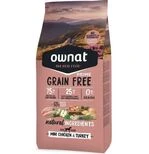 Корм для собак Ownat GF Mini беззерновий для собак малих порід з куркою та індичкою 1 кг