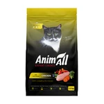 Полнорационный сухой корм для кошек AnimAll со свежей курицей, 12 кг
