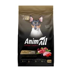 Полнорационный сухой корм для собак малых пород AnimAll со свежей индейкой и ягненком, 12 кг