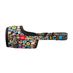 Намордник для собак WAUDOG Nylon, рисунок "Пончики", пластиковый фастекс, размер №1, О 14-20 см