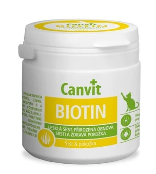 Витаминно-минеральный комплекс Canvit Biotin для котов таблетки 100 шт (can50741)
