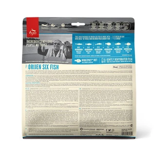 Сухой корм для кошек всех пород Orijen 6 Fish Cat &amp;amp; Kitten с рыбой 340 г (o28134)