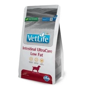 Сухой лечебный корм Vet Life Intestinal UltraCare Low Fat диетическое питание с низким содержанием жира при заболеваниях ЖКТ, 1,5 кг