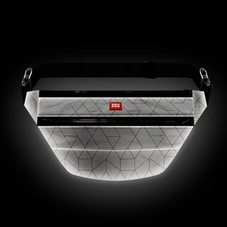 Поясна сумка-бананка WAUDOG Family зі знімним ременем, світловідбиваюча, розмір 33*17*10 см