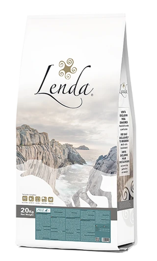 Сухий комплексний корм для собак усіх порід Lenda LC MEAT &amp; FISH з м'ясом та рибою, 20 кг