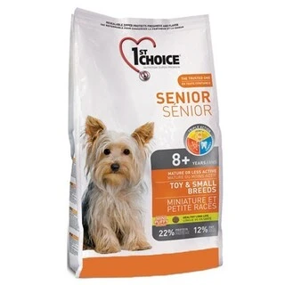 Сухой корм для пожилых собак декоративных и мелких пород 1st Choice Senior Toy&amp;amp;Small Breeds со вкусом курицы 2.72 кг