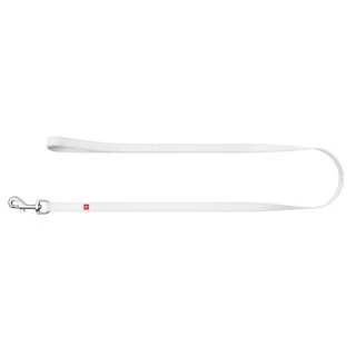 Поводок для собак кожаный WAUDOG Design, Ш 25 мм, Дл 122 см, белый