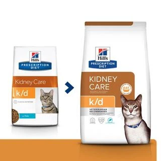 Лечебный корм Hill's PD k/d Kidney Care Tuna с тунцом для кошек при почечной и/или сердечной недостаточности 3 кг