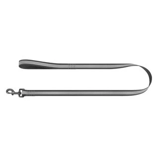 Повідок для собак водостійкий WAUDOG Waterproof, світловідбиваючий, L-XXL, Ш 25мм, Дл 122 см, сірий