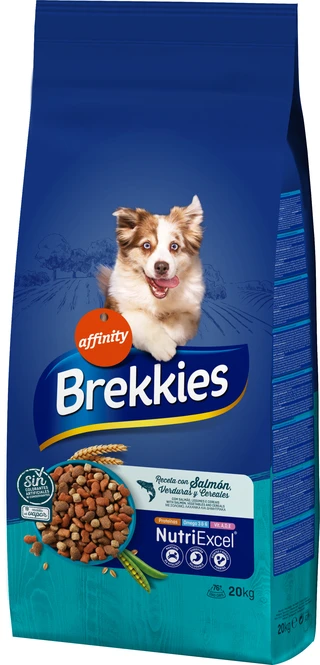 Сухой корм для собак всех пород Brekkies Dog Fish с лососем 20 кг