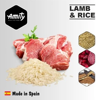 Корм для собак Amity Lamb&amp;amp;Rice диетический с ягненком и рисом 15 кг (8436538940471)