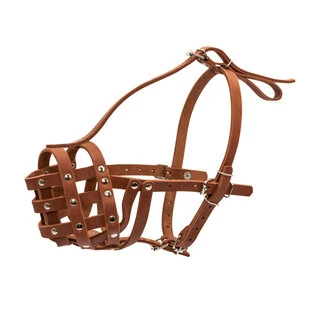 Намордник жорсткий "CoLLaR" (ротвейлер малий), коричневий